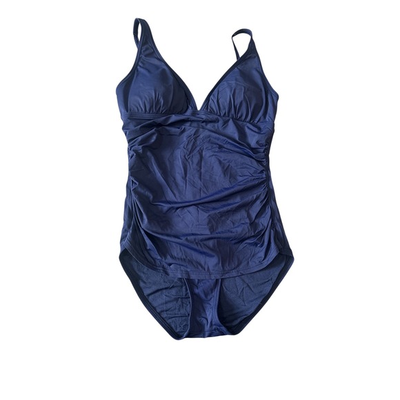 Tommy Bahama Other - Tommy Bahama Pearl V-Neck One-Piece
Swimsuit